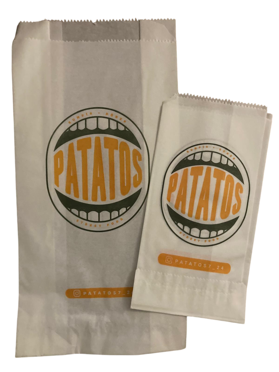 Kullan-At Tek Kullanımlık Reklamlı Logolu Özel Baskılı Ambalaj Kağıdı / Kese Kağıdı