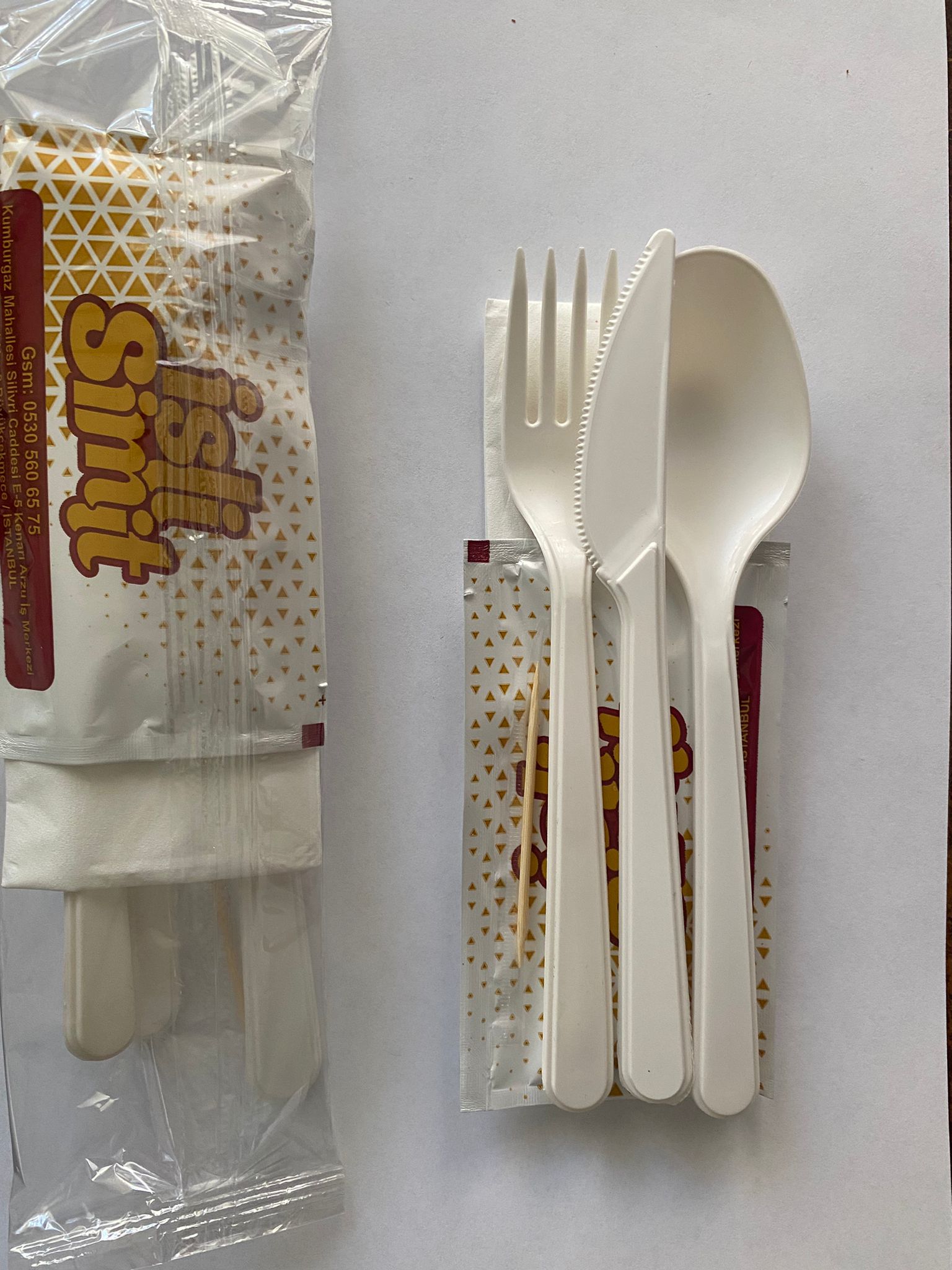 Baskılı Yemek ve İkram Seti