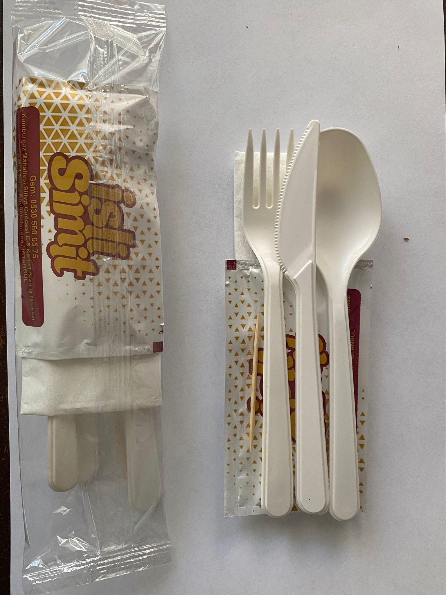 Baskılı Yemek ve İkram Seti